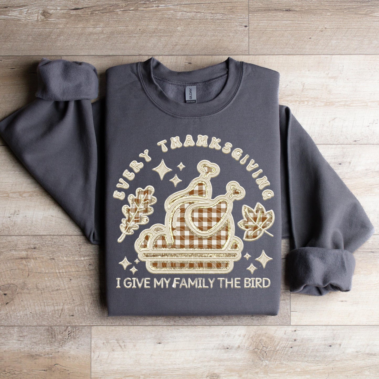 Custom Thanksgiving Sweatshirt - WaveBerry Threads