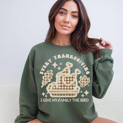 Custom Thanksgiving Sweatshirt - WaveBerry Threads