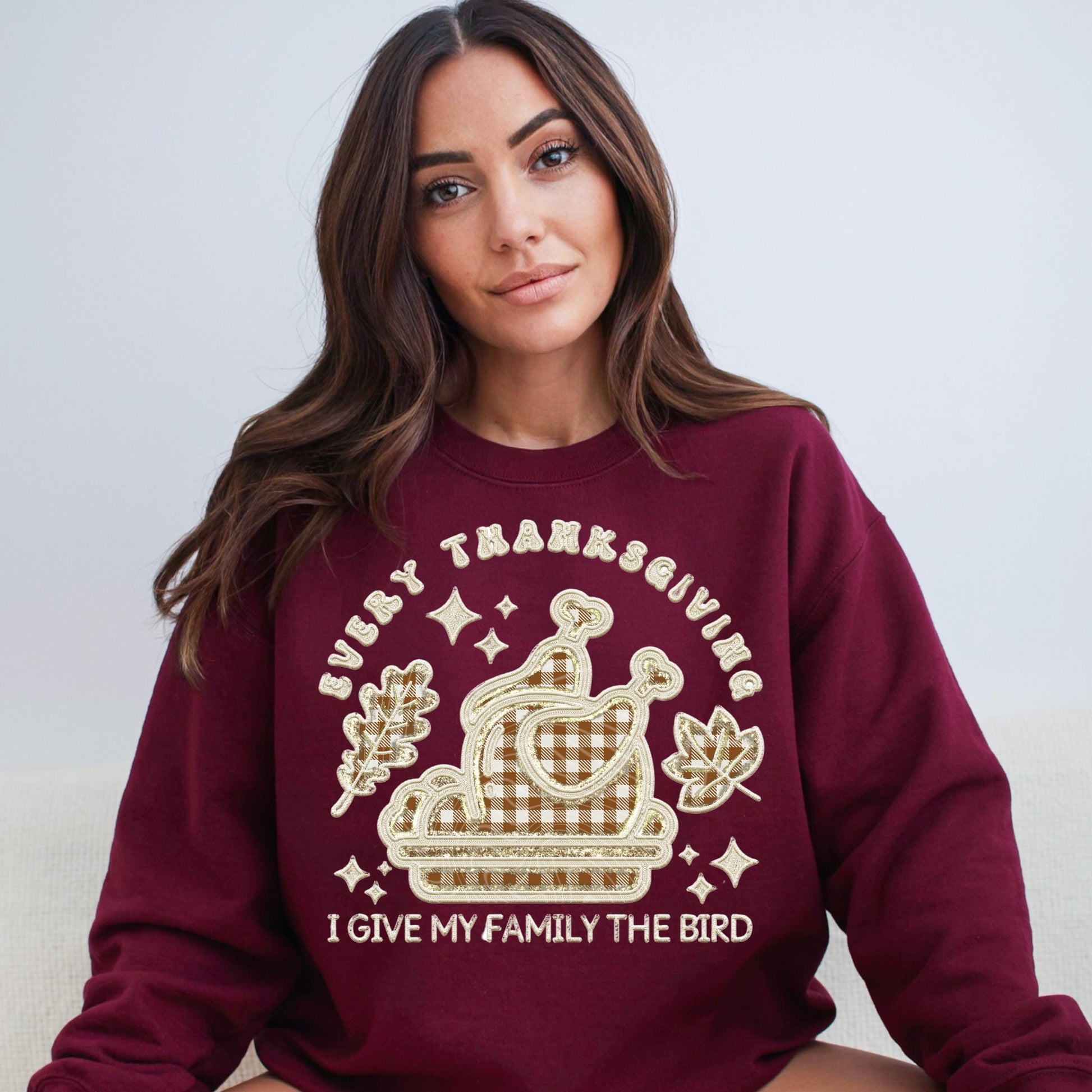 Custom Thanksgiving Sweatshirt - WaveBerry Threads