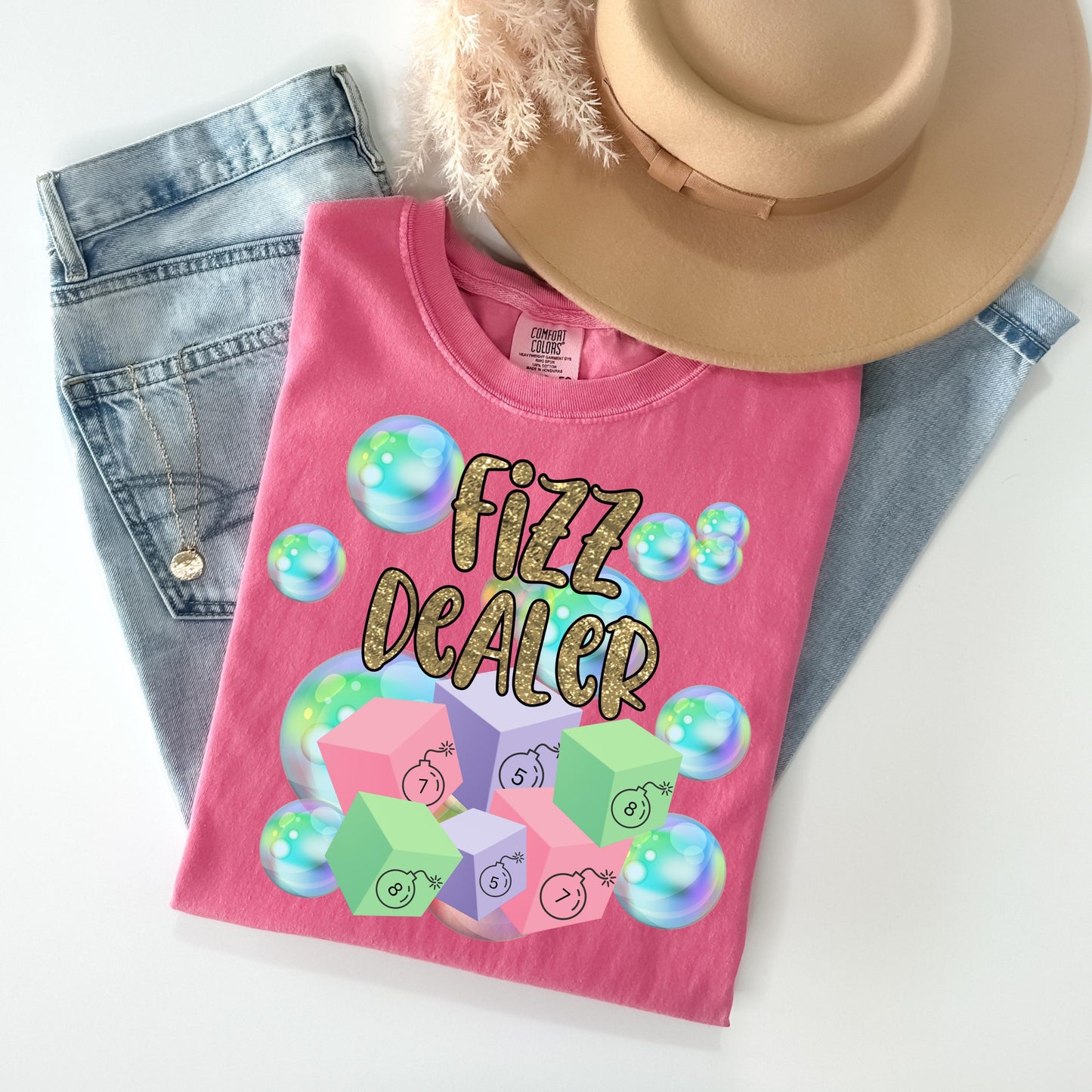 Fizz Dealer T-Shirt, Bomb Party Jewelry, BP Rep shirt, Diamonds and Unicorns, Fizzing Jewelry, Fizz Bomb Tee, Jewelry Shirt - WaveBerry Threads