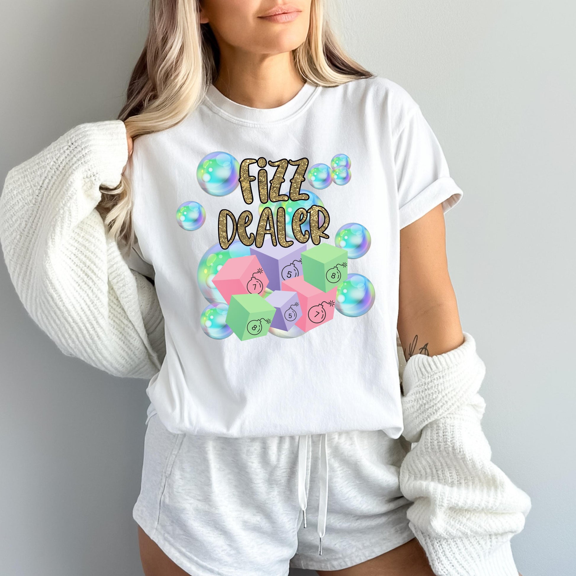 Fizz Dealer T-Shirt, Bomb Party Jewelry, BP Rep shirt, Diamonds and Unicorns, Fizzing Jewelry, Fizz Bomb Tee, Jewelry Shirt - WaveBerry Threads