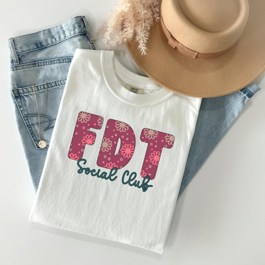 FDT Social Club Floral T-Shirt