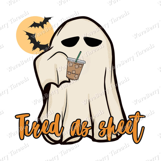 Tired As Sheet Digital Download PNG File