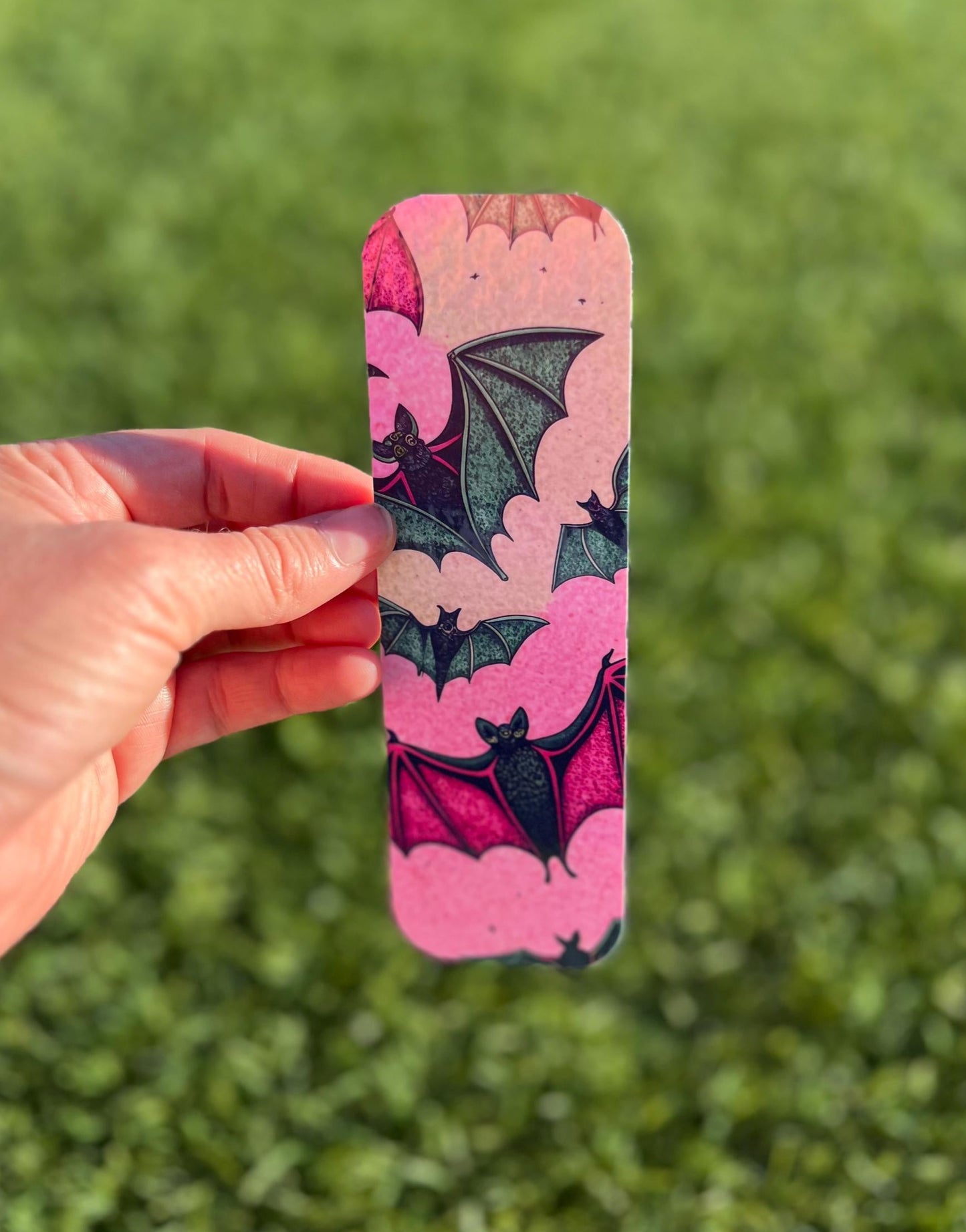 90s Neon Halloween Double-Sided Bookmarks – Retro Spooky Skull, Spider, Bat & Skeleton Bookmarks – Buy Individually or Full Set
