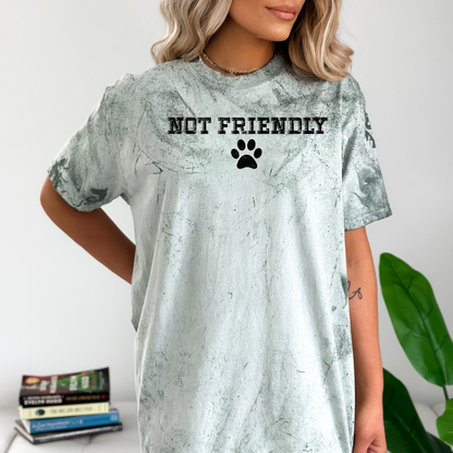 "Not Friendly" Dog Training T-Shirt