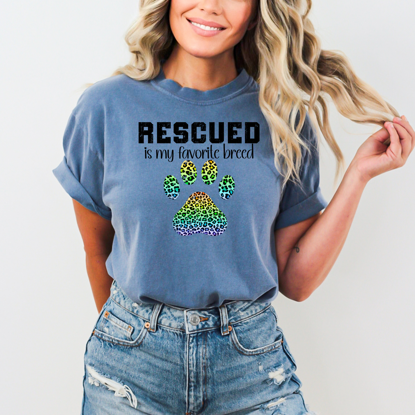 Rescued Is My Favorite Breed T-Shirt