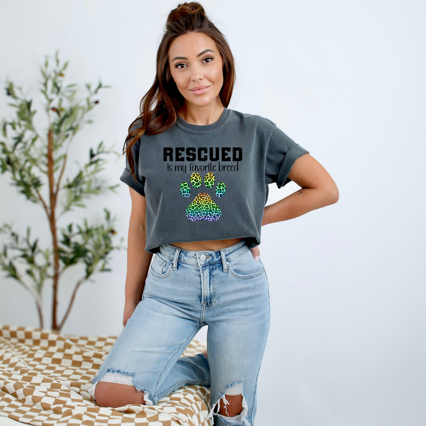 Rescued Is My Favorite Breed T-Shirt