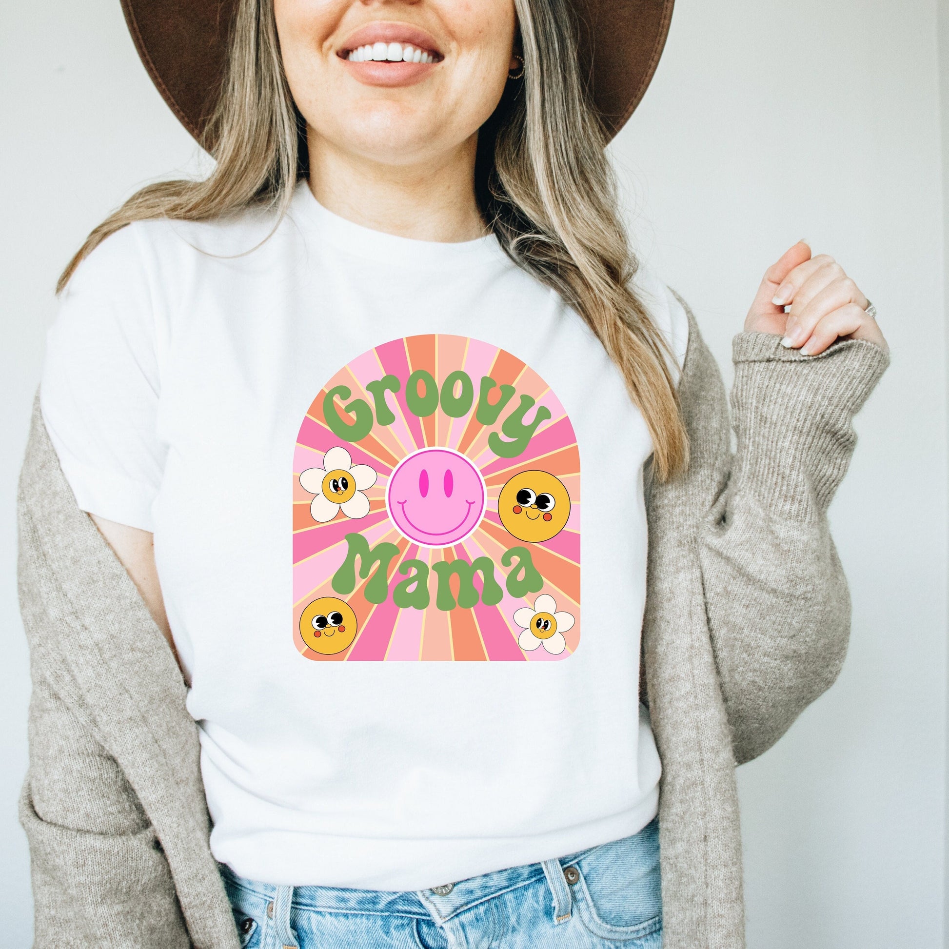 Groovy Mama T-Shirt - WaveBerry Threads