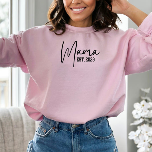 Personalized Mama Sweatshirt - WaveBerry Threads