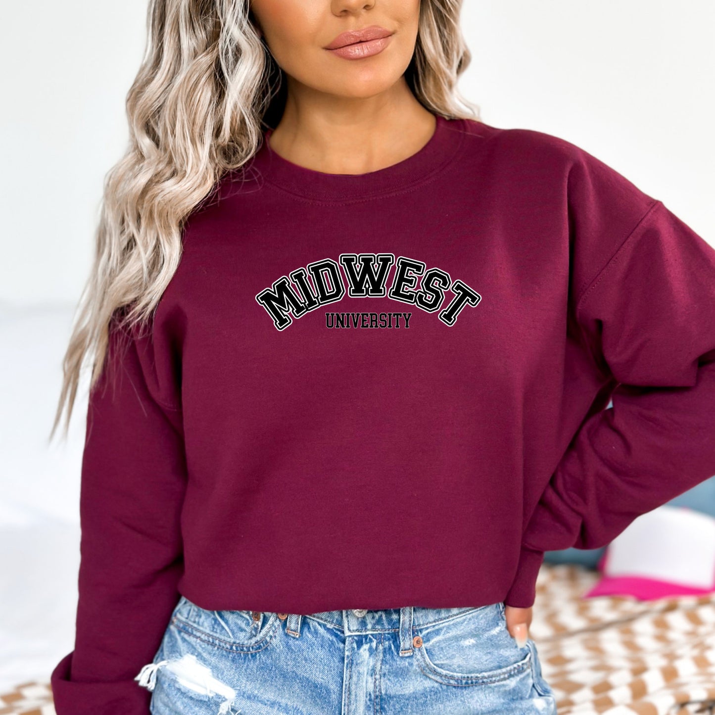 Midwest University Crewneck Sweatshirt - WaveBerry Threads