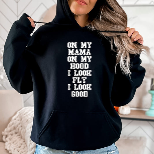 On My Mama Hoodie Sweatshirt - WaveBerry Threads