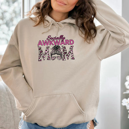 Socially Awkward Mom Hoodie Sweatshirt - WaveBerry Threads