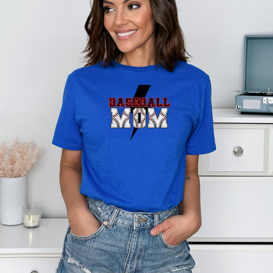 Baseball Mom T-Shirt - WaveBerry Threads