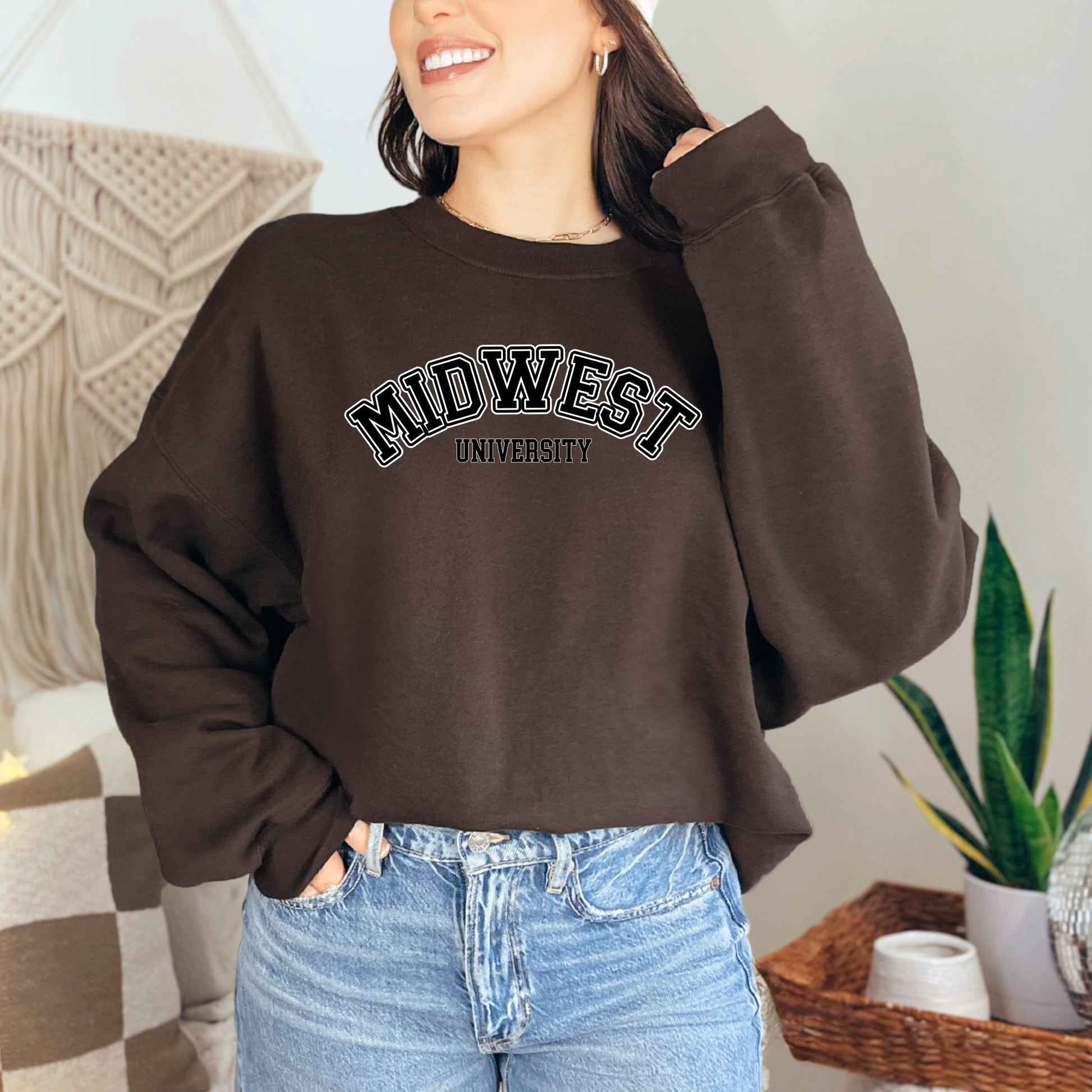 Midwest University Crewneck Sweatshirt - WaveBerry Threads