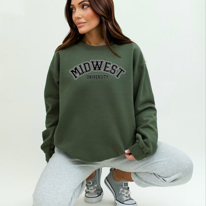 Midwest University Crewneck Sweatshirt - WaveBerry Threads