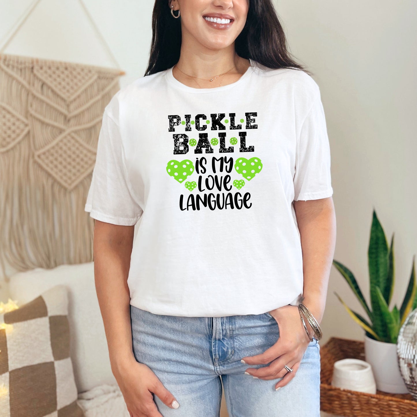 Pickleball Is My Love Language T-Shirt - WaveBerry Threads