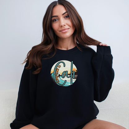 Going Back to Cali Biggie Crewneck Sweatshirt - WaveBerry Threads